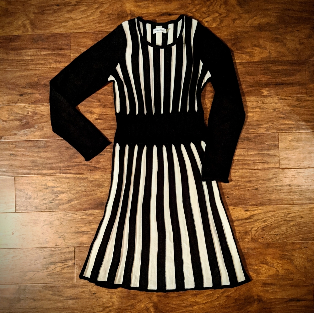 Calvin Klein Textured Sweater Dress NWOT